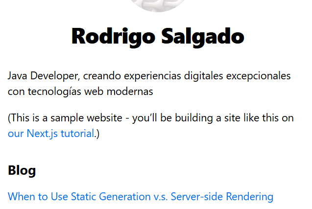 Next.js Blog app